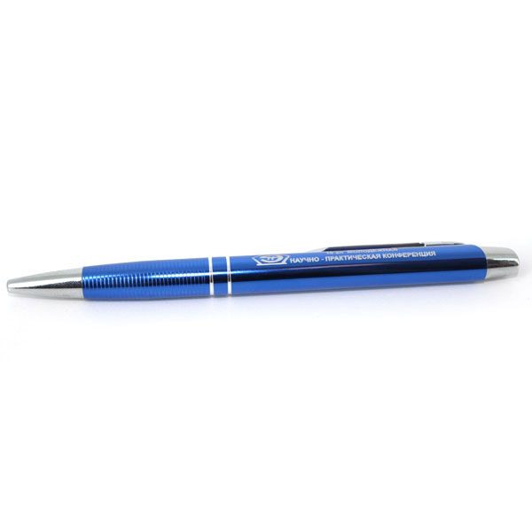 Ручка с гравировкой логотипа предприятия